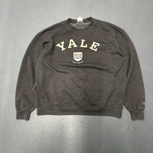 Vintage 2000s Champion brand Yale university embroidered Crewneck sweatshirt